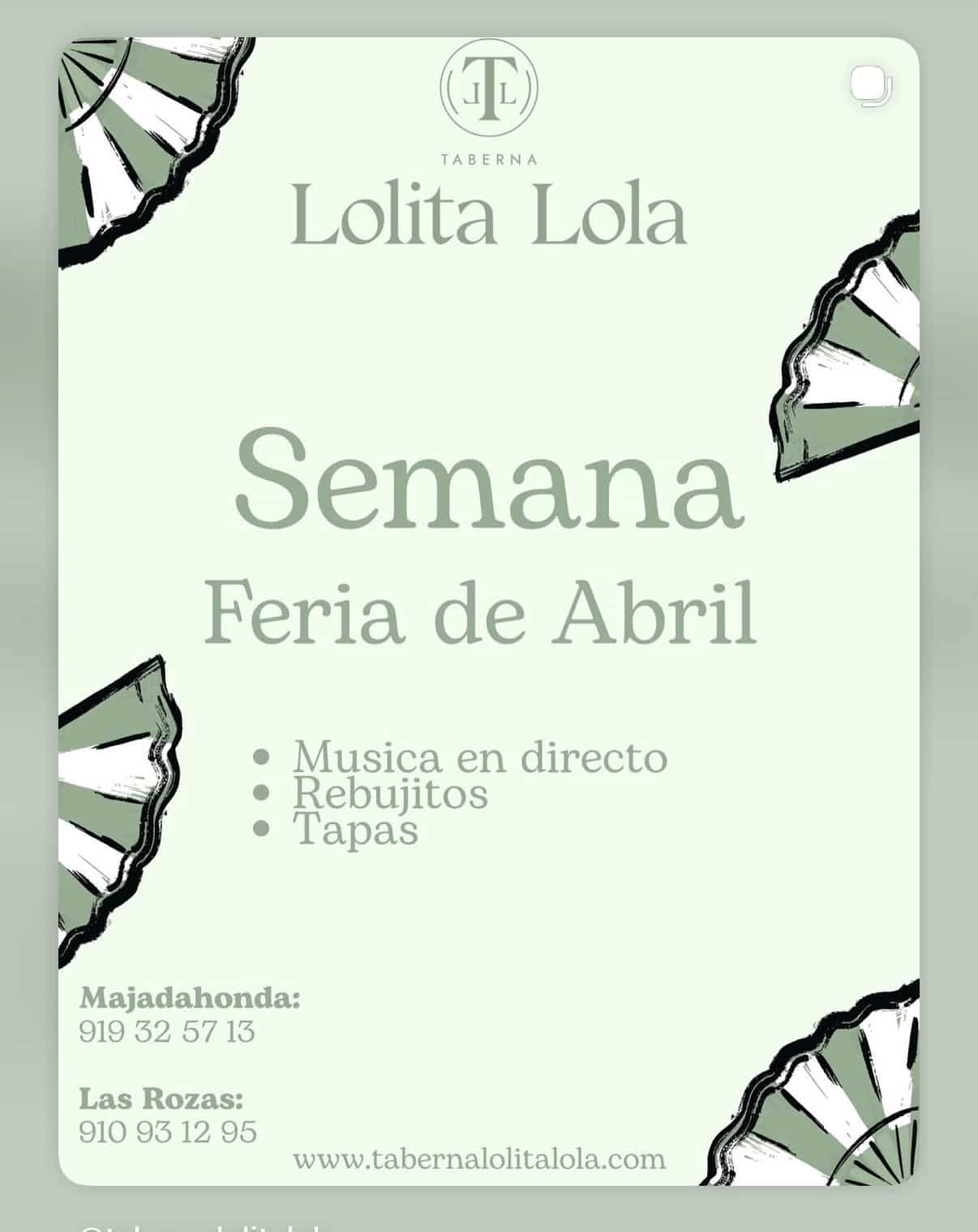 lolitalolaferiaabril2027lasrozas