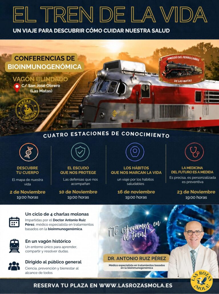 🚂 Ciclo de Charlas sobre Salud y Bioinmunogenómica